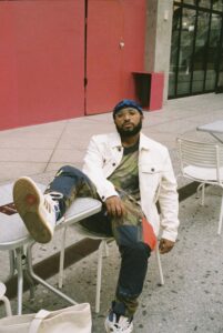 Caliph was born in Senegal and has Cape Verdean, Portuegese and Guinean heritage. He moved to the U.S. at six, and now lives in Los Angeles.
